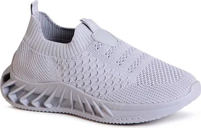 Produktbild von topschuhe24 2407 Damen Plateau Sneaker Light Slipper, Farbe:Grau, Größe:41 EU