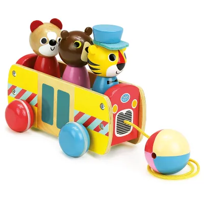 Produktbild von Vilac Ziehender Bus mit Tieren