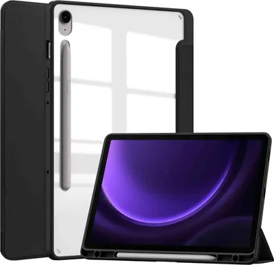 Immagine prodotto di Custodia rigida pieghevole imoshion Trifold per Samsung Galaxy Tab S9 11,0 pollici / Tab S10 FE / S9 FE 10,9 pollici - Nero