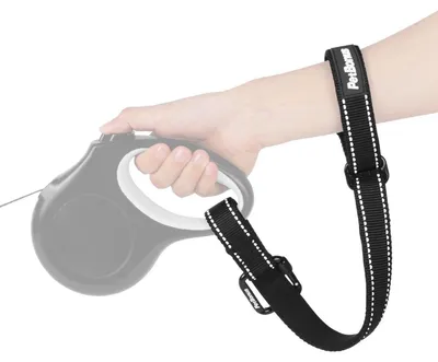 Obrázek produktu pro Popruh na zápěstí pro vodítko a kočárek, černý