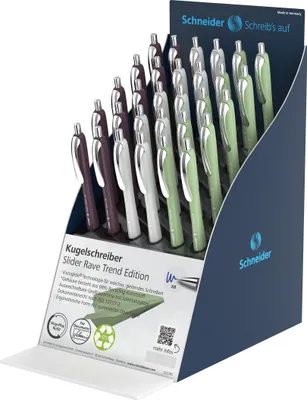 Produktbild von Schneider Kugelschreiber Slider Rave Trend Edition 30 Stück D sortiert
