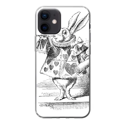 Produktbild von MuchoWow® Handyhülle Schutzhülle Hülle für iPhone 12 Alice im Wunderland Silikon Softcase Handy Hülle - Schutzhülle