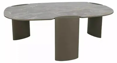 Zdjęcie produktu dla FURNLUX Stół kawowy Adoro, kolor szary, wymiary: 118 x 43 x 75 cm