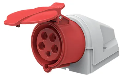 Produktbild von Solight Wandsteckdose, 5-polig, 400 V/32 A, IP44 P157