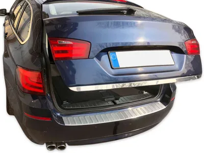 Produktbild von Edelstahl matt Ladekantenschutz für BMW 5er F11 TOURING | 2010-2017 | Abkantung