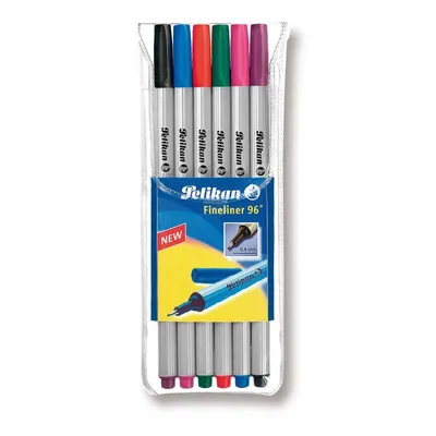 Image de Pelikan 940650 - Noir - Bleu - Vert - Rose - Violet - Rouge - 0,4 mm - 6 pièce(s)