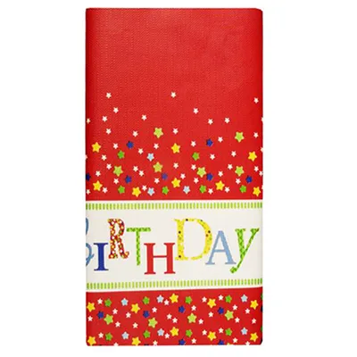 Zdjęcie produktu dla Papstar Papiertischdecke für Geburtstag 120 x 180 cm Happy Birthday