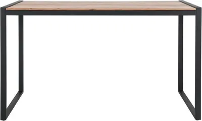 Image de Table haute industrielle Bolero en acier et bois d'acacia, 1800 x 900 mm