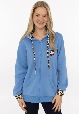 Produktbild von Zwillingsherz Kapuzensweatshirtjacke Hoodiejacke Wild Heart