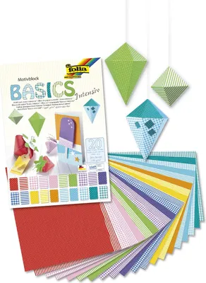 Obrázok produktu pre Folia 48249 Craft block Design Basic Intensive - 20 listov, 24 x 34 cm, rôzne
