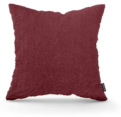 Produktbild von Zierkissen Plüsch Burgundstein 45 × 45 cm