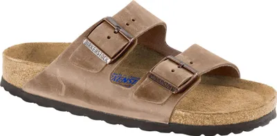 A single Birkenstock sandal is shown against a white background.