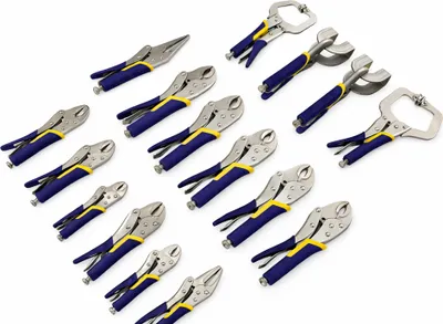 Immagine prodotto di Pinza autobloccante a morsetto grip a scatto, pinza per saldatura ganasce 16 pezzi Gebo Tools