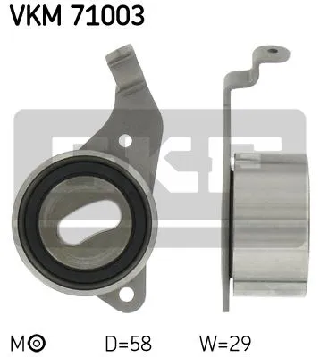 Produktbild von SKF VKM 71003 Spannrolle Zahnriemen für TOYOTA RAV 4 I (SXA1) MR 2 II (SW2) CELICA (ST20, AT20) Avensis Kombi (T22) AVENSIS (T22)