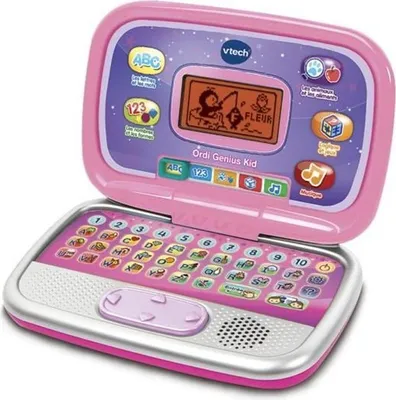 Produktbild von VTECH Ordi Genius Kid Interaktiver Lerncomputer für Kinder, 20 Aktivitäten, Personalisierbar, Rosa