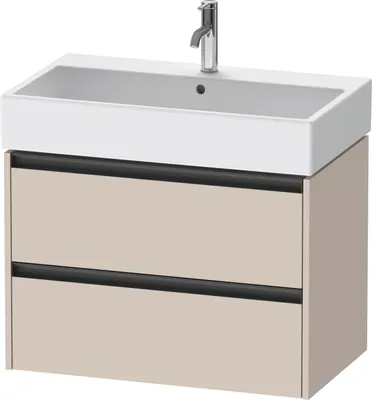 Produktbild von Duravit Ketho.2 Wastafelonderkast 78,4x46x54,9 cm Mat Taupe