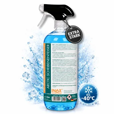 Produktbild von INOX® 1L Scheiben Enteiser Spray - Enteiserspray Scheibenenteiser Frostschutz