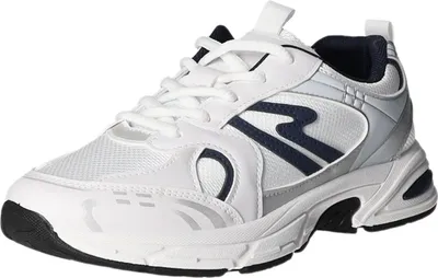 Produktbild von Sneakers Damen-Sneaker Weiß-Blau-Silber-Grau, Farbe:weiß, EU Größe:42