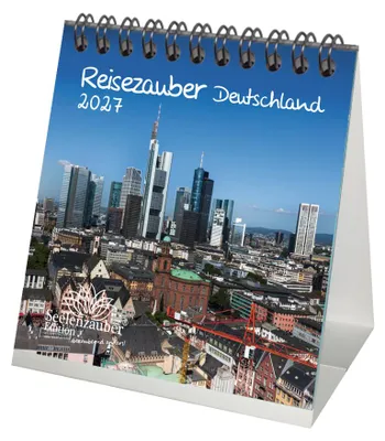 Produktbild von Reisezauber Deutschland Tischkalender 10x10cm für 2027 Städte - Seelenzauber