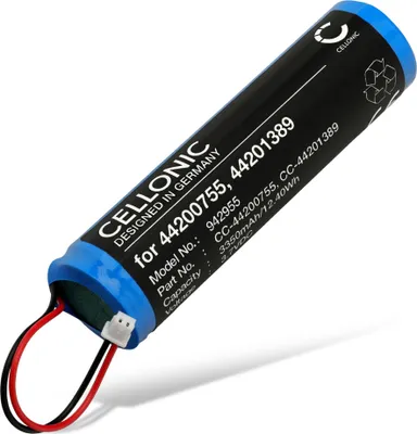 Image de CELLONIC 1x Batterie pour GPS / Navigation Compatible avec Mares ICON Genius, ICON HD, Genius Air, 44200755 - (3350mAh, 3.7V)