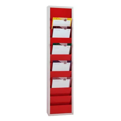 Produktbild von Werkstattplaner H1278xB315xT74mm feuerrot 1-reihig