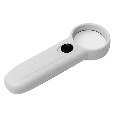 Produktbild von C34C Handlupe Lupe mit Licht 2 LED Leselupe für Senioren 15 Fach Vergrößerung
