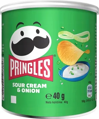 Produktbild von Pringles Sour Cream & Onion 40g