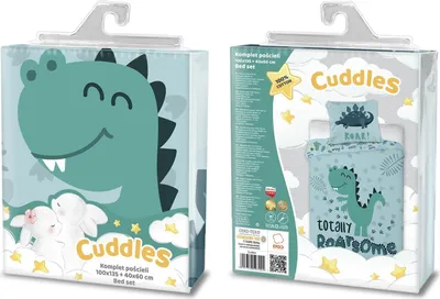 Produktbild von FARO Povlečení do postýlky Dino Roar Bavlna, 100/135, 40/60 cm