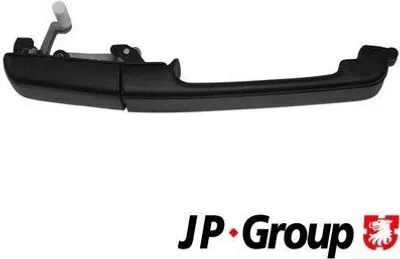 Produktbild von JP GROUP 1187200270 Türgriff Hinten Links für VW PASSAT Variant (3A5, 35I) Schwarz