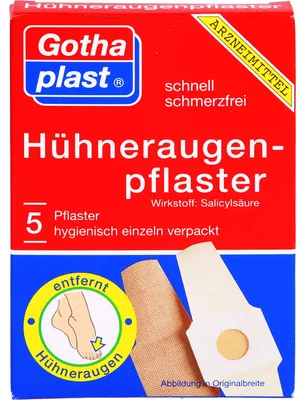 Produktbild von GOTHAPLAST CORNMED HUEHNERAUGENPFLASTER, 5 St. Pflaster