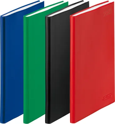 Produktbild von herlitz Taschenkalender Folie 105 x 145 mm 2023 A6 zufällige Farbe (1 Stück)