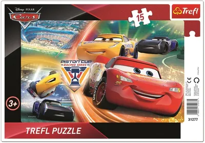 Produktbild von Puzzle Trefl - Autos, 15 Teile