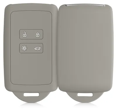 Produktbild von kwmobile Schlüsselhülle für Renault 4-Tasten Smartkey Autoschlüssel (nur Keyless Go) Hülle - Autoschlüssel Schlüssel Hülle aus Silikon -
