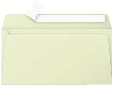 Produktbild von Briefumschlag Pollen DINlang 120g VE=10x20 Stück Haftklebung knospengrün