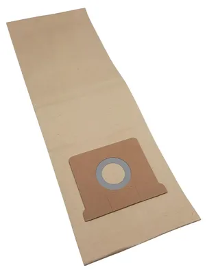 A single vacuum cleaner bag is shown against a white background.