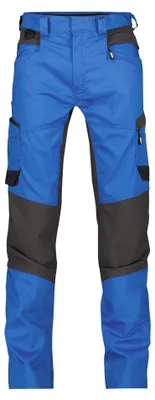 Produktbild von DASSY Arbeitshose HELIX Stretch Gr. 44 azurblau/grau STANDARD
