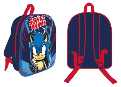Zdjęcie produktu dla Plecak Sonic 3D - wzór Chaos Dash, 30 cm