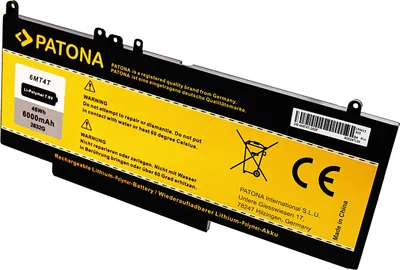 Produktbild von Ersatzakku - Dell Latitude 3150 / E5250 / E5450 / 6MT4T - 7,6 Volt 6000mAh Li-Polymer