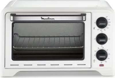 Produktbild von MOULINEX OX441110 - Mini-Backofengrill - 19 L - 1380 W - Grill 740 W - Herkömmliche Hitze - Weiß