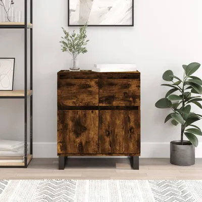 Immagine prodotto di vidaXL Credenza rovere affumicato 60x35x70 cm materiale a base di legno