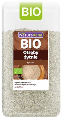 OTRĘBY ŻYTNIE BIO 500 g - NATURAVENA