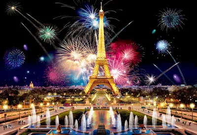 Produktbild von Wooden.City Holzpuzzle Paris bei Nacht XL 600 Teile Puzzle