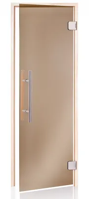Obrázek produktu pro Dveře do sauny "A" Premium 7x20 Bronze 690x1990 mm Olše