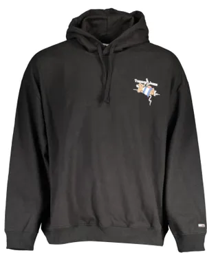 Produktbild von Kreislauffähiges Herren-Sweatshirt in Schwarz mit Logo-Stickerei