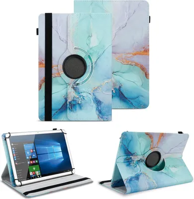 Produktbild von Tablet Hülle 10-11 Zoll 360° Drehbar Universal Case Cover für Pad Samsung LenovoFarben:Motiv 22