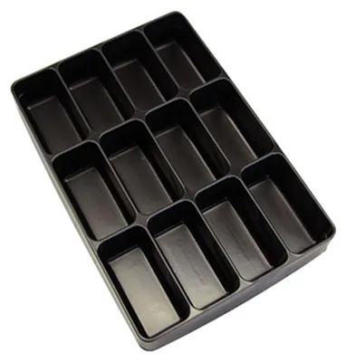 Produktbild von Einleger / Einteiler schwarz 12-fach
