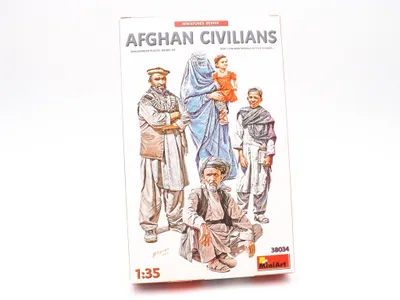 Produktbild von MiniArt 38034 Afghan Civilians Figuren Modell Bausatz 1:35 in