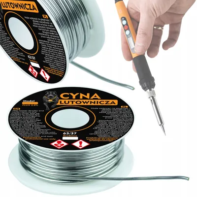 Obrázek produktu pro Rosfix Pájecí cín Sn63Pb37 2 mm 500 g 2 % tavidlo – univerzální použití v elektronice | nízká teplota tání | cívka