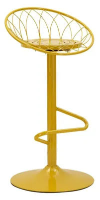 Produktbild von Barhocker Clox aus Metall in Senfgelb