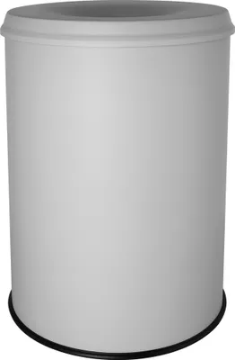 Zdjęcie produktu dla helit H2515482 Stahl-Papierkorb mit Flammenlöschkopf 15 Liter